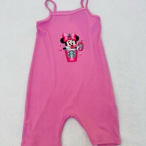 Pink Minnie Mouse Romper